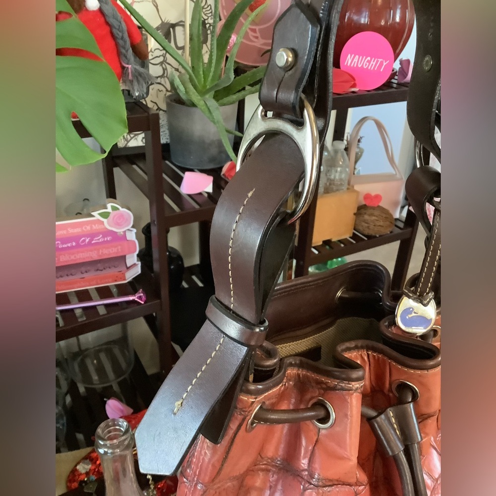 Dooney and Bourke Drawstring Bucket Bag - Picture 4 of 15